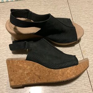 Clarks wedge sandals